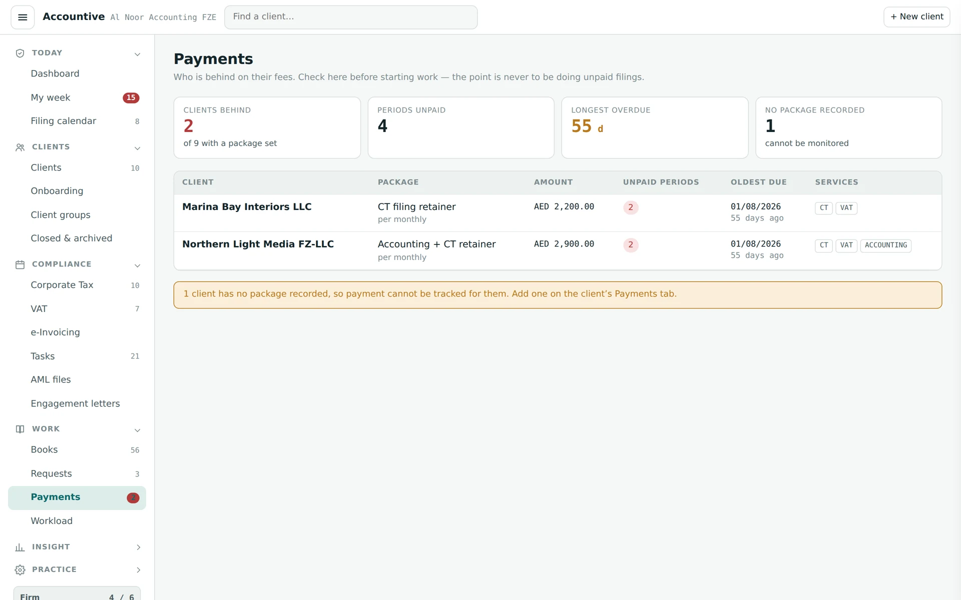 Payments